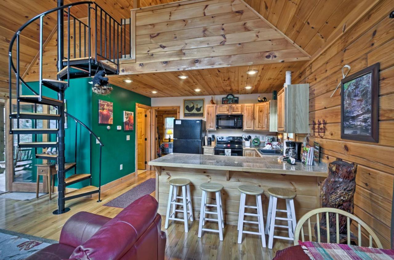 Bryson City Vacation Rental With Hot Tub And Fire Pit! Esterno foto